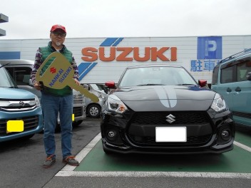 スイフトスポーツ納車おめでとうございます♪